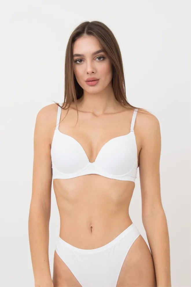 Бюстгальтер с пуш-апом L1503A0 Giulia, белый