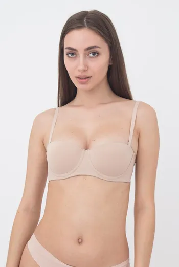Женский бюстгальтер балконет L1512a Giulia (бежевый) Женский бюстгальтер балконет L1512a Giulia (бежевый)