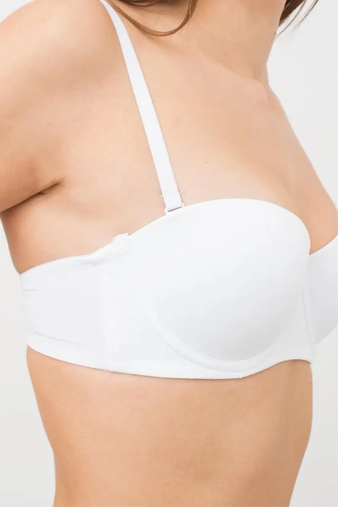 Женский бюстгальтер балконет L1512a Giulia (белый)