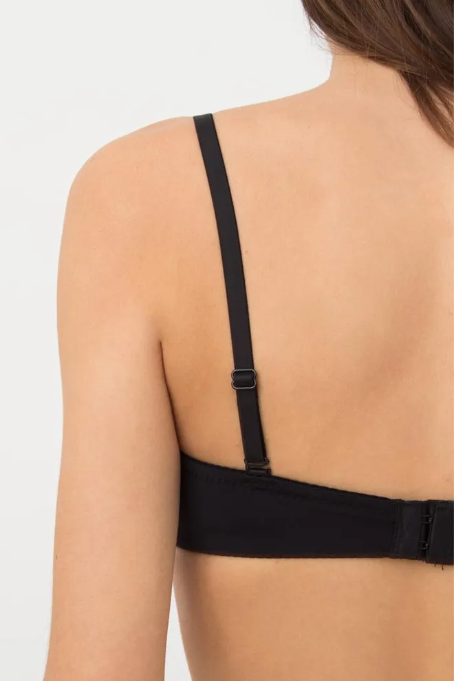 Женский бюстгальтер балконет L1512a Giulia (черный)