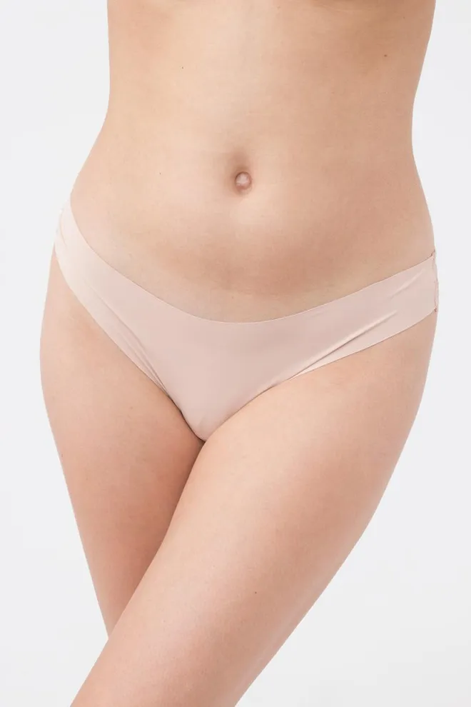 Жіночі мереживні труси бразиліана L5128b-m Giulia (бежевый)