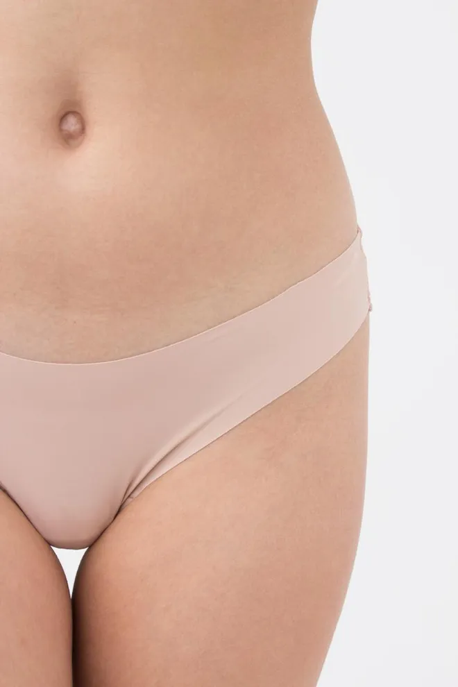 Жіночі мереживні труси бразиліана L5128b-m Giulia (бежевый)