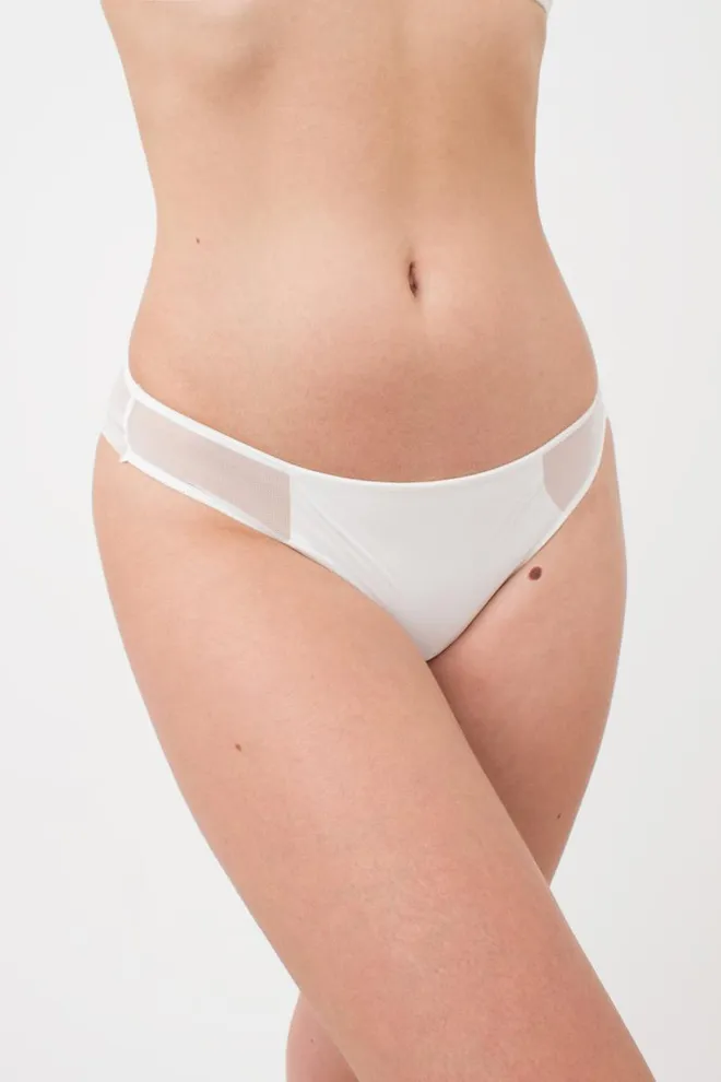 Женские трусики бразилиана L5135BR-M Giulia (белый)