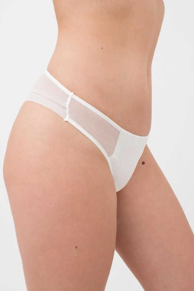 Женские трусики бразилиана L5135BR-M Giulia (белый)