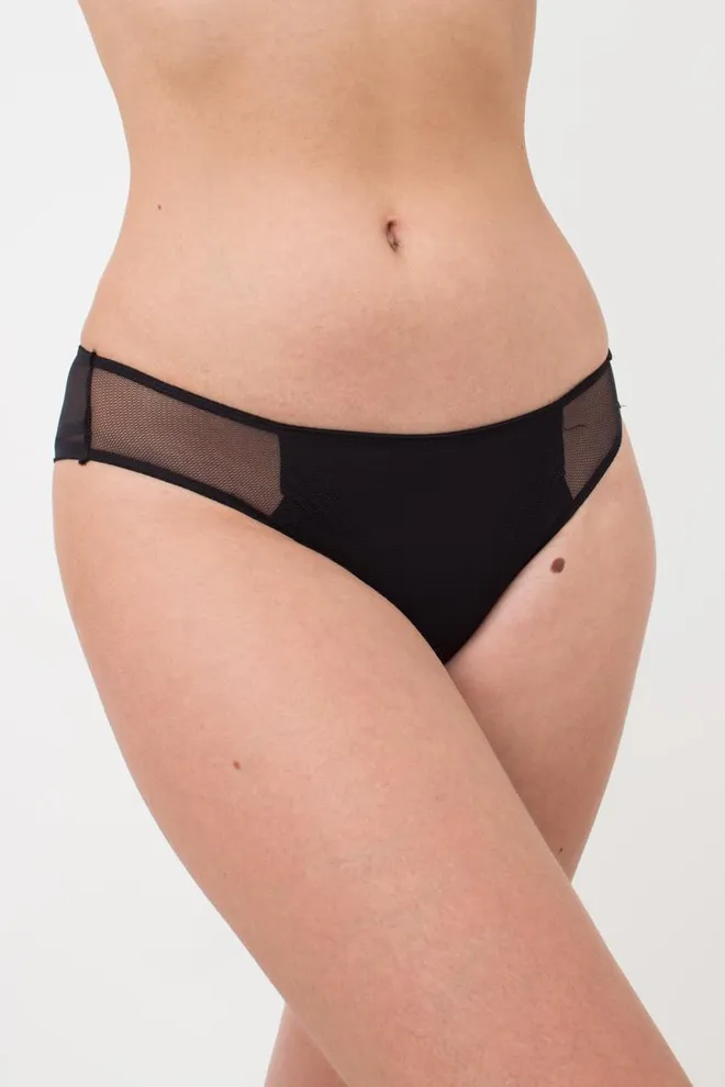 Женские трусики бразилиана L5135BR-M Giulia (черный)