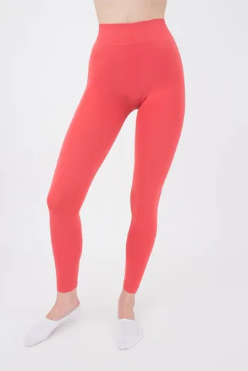 Безшовні легінси з мікрофібри LEGGINGS Giulia (burnt coral), помаранчевий