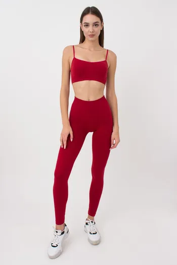 Безшовні легінси з мікрофібри LEGGINGS Giulia (winery), бордовий Безшовні легінси з мікрофібри LEGGINGS Giulia (winery), бордовий