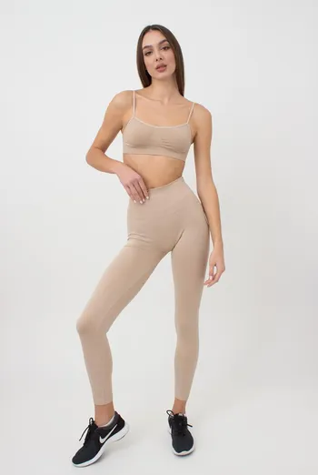 Спортивные бесшовные леггинсы LEGGINGS ENERGY Giulia (naturale), бежевый