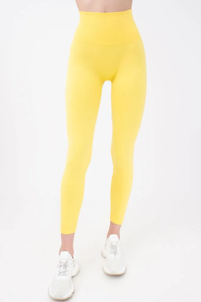 Спортивные бесшовные леггинсы LEGGINGS ENERGY Giulia (illuminating), желтый