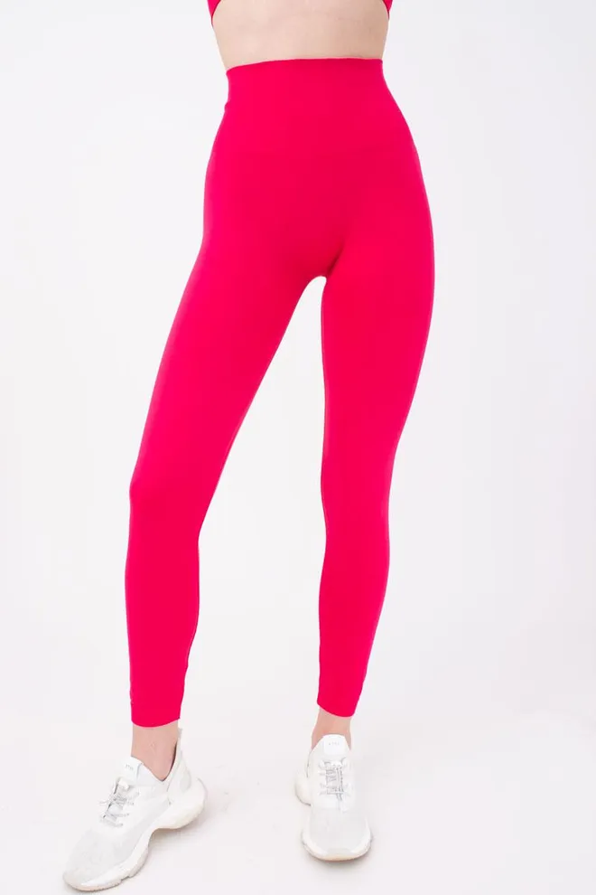 Спортивные бесшовные леггинсы LEGGINGS ENERGY Giulia (raspberry sorbet), розовый