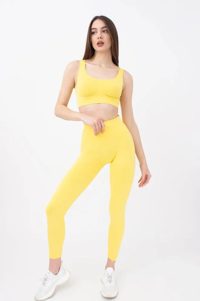 Спортивные бесшовные леггинсы LEGGINGS ENERGY Giulia (illuminating), желтый