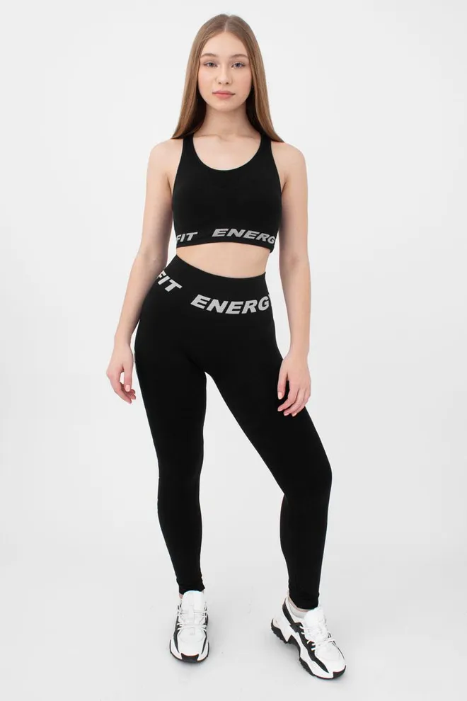 Леггинсы спортивные Leggins fit energy Giulia (nero)