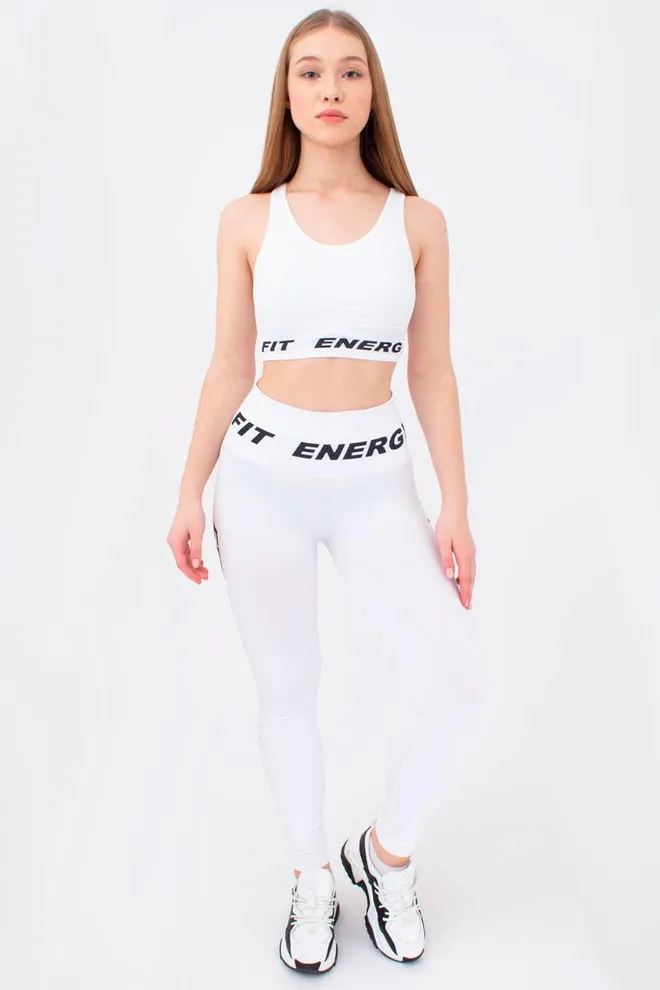 Леггинсы спортивные Leggins fit energy Giulia (bianco)
