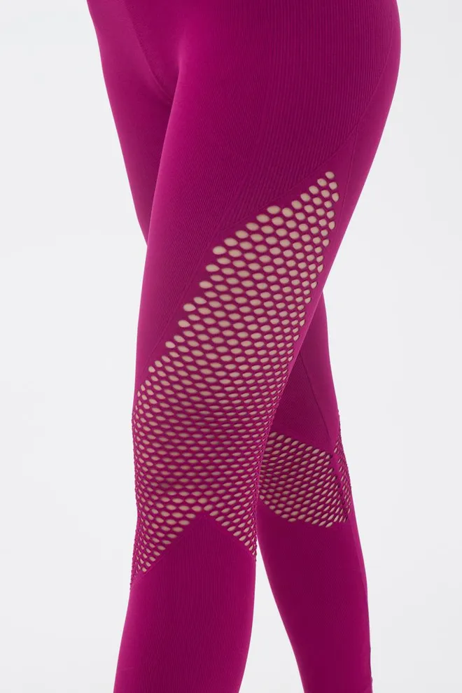 Леггинсы спортивные Leggins sport rete essential Giulia (rubine)