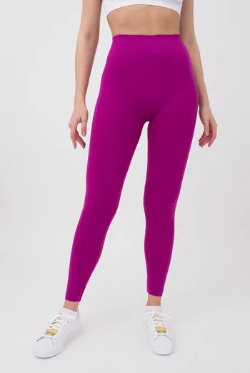 Безшовні легінси з мікрофібри LEGGINGS Giulia (dahlia), фіолетовий