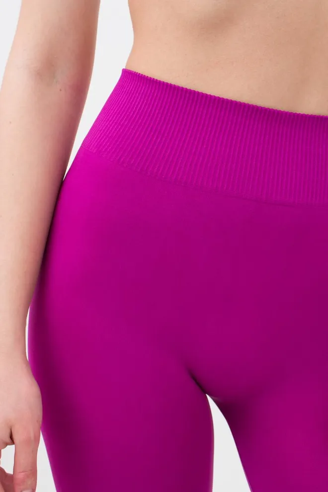 Безшовні легінси з мікрофібри LEGGINGS Giulia (dahlia), фіолетовий