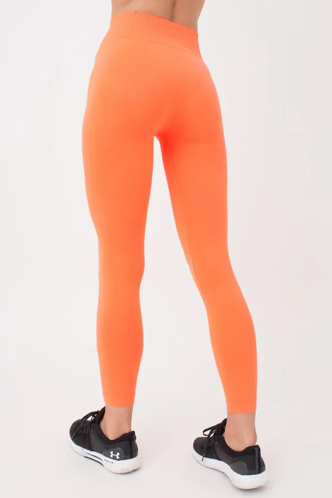 Безшовні легінси з мікрофібри LEGGINGS Giulia (orange neon), помаранчевий