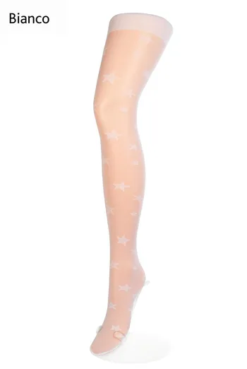 Lina 20 model 2 Детские колготки с рисунком TM GIULIA  (bianco)