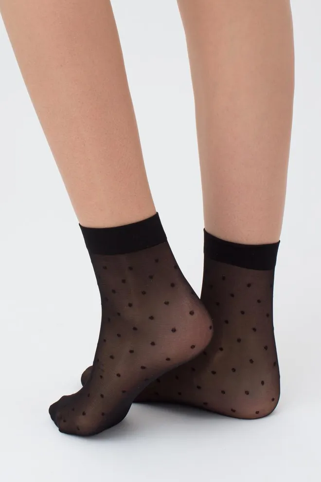 Носки детские капроновые с рисунком LNN-04 calzino (Планшет) Giulia (nero)