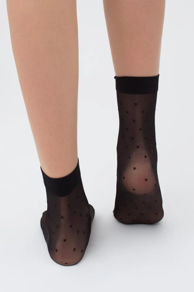 Носки детские капроновые с рисунком LNN-04 calzino (Планшет) Giulia (nero)