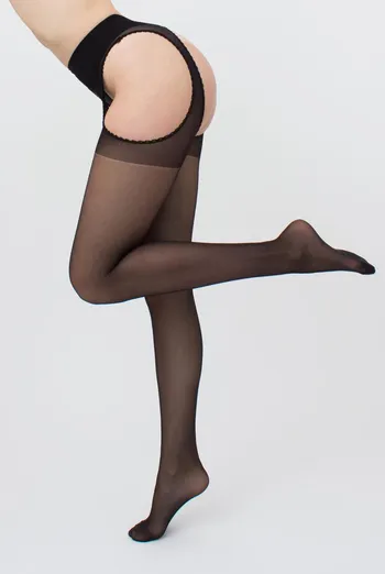 Колготки с эротическим вырезом Love 20 den Giulia (nero)