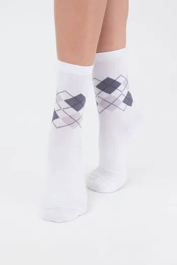 Шкарпетки жіночі класичні LSL comfort-01 Giulia (bianco) Шкарпетки жіночі класичні LSL comfort-01 Giulia (bianco)