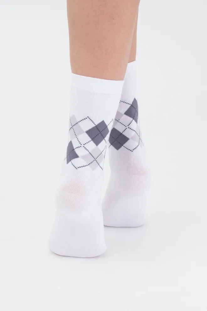 Носки женские классические LSL comfort-01 Giulia (bianco)