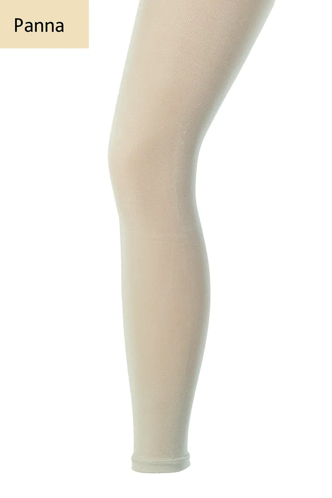 LUCHIA 150 LEGGINS Детские Леггинсы из микрофибры с эффектом блеска ТМ GIULIA  (panna)