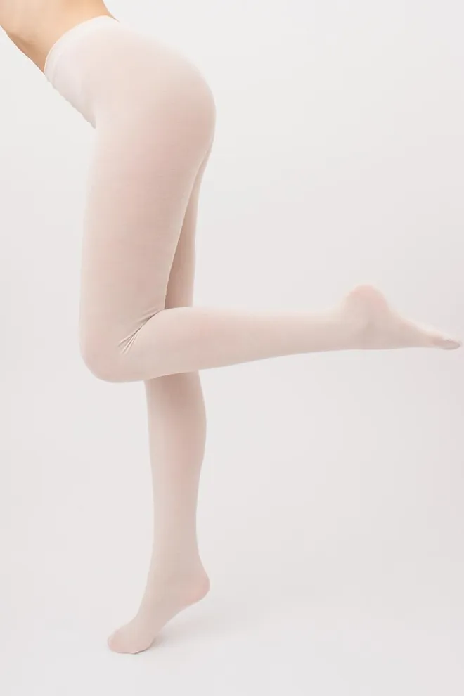 Теплые хлопковые колготки Lucky cotton 200 den Giulia (panna)