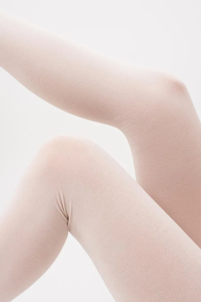 Теплые хлопковые колготки Lucky cotton 200 den Giulia (panna)