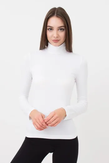 Бесшовная водолазка LUPETTO MANICA LUNGA Giulia (bianco), белый Бесшовная водолазка LUPETTO MANICA LUNGA Giulia (bianco), белый