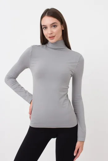Бесшовная водолазка LUPETTO MANICA LUNGA Giulia (ultimate grey), серый Бесшовная водолазка LUPETTO MANICA LUNGA Giulia (ultimate grey), серый