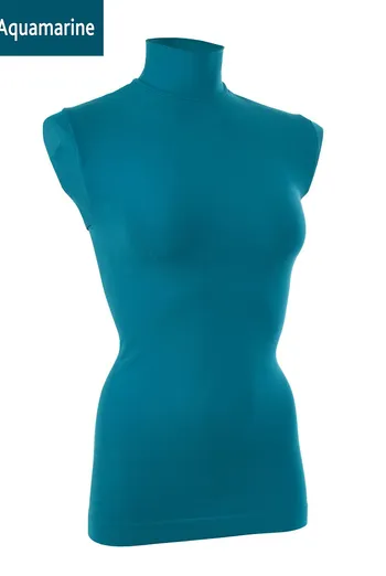 Бесшовная водолазка Lupetto manica lunga Giulia (aquamarine)