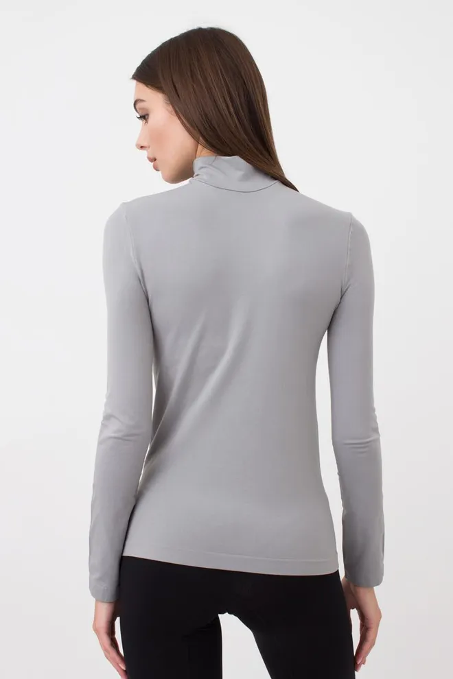 Бесшовная водолазка LUPETTO MANICA LUNGA Giulia (ultimate grey), серый