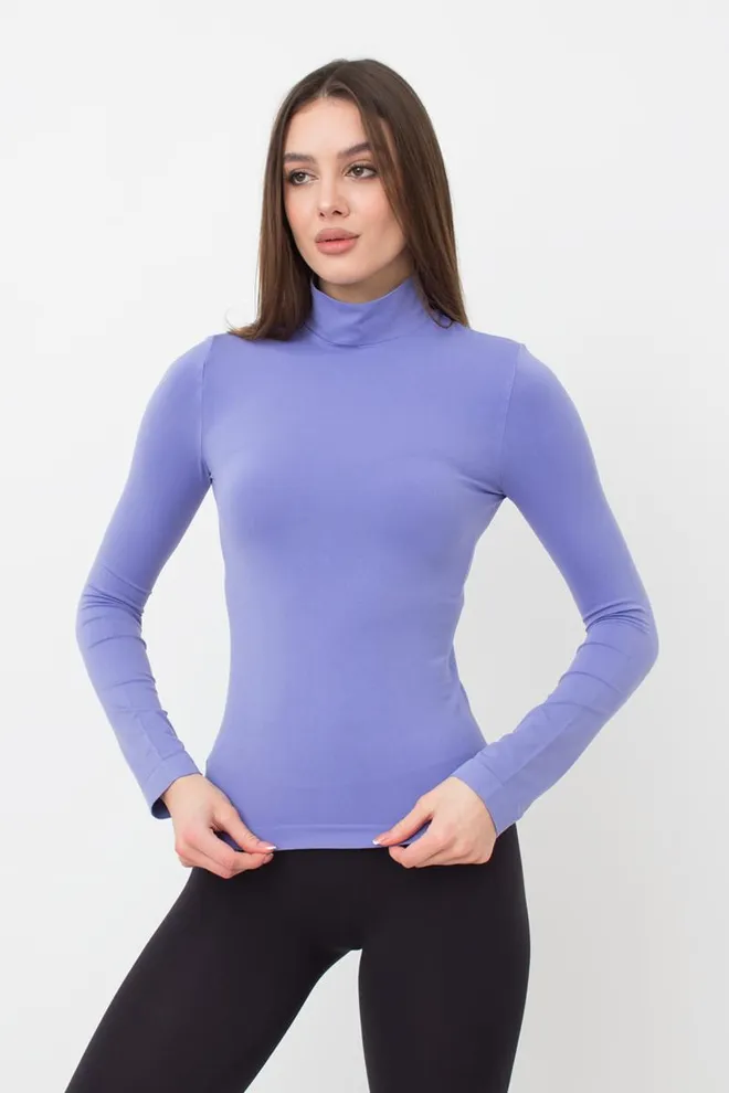 Бесшовная водолазка LUPETTO MANICA LUNGA Giulia (very peri), фиолетовый