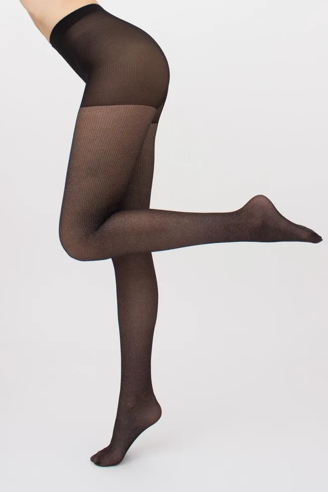 Колготки с блеском Lurex rete 40 den model 1 Giulia (nero)
