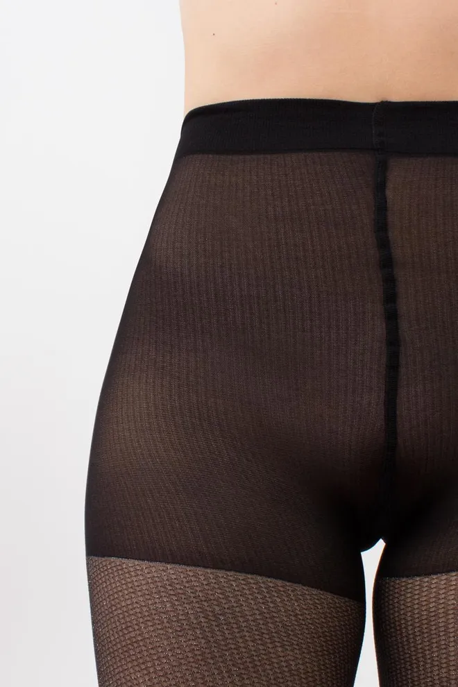 Колготки с блеском Lurex rete 40 den model 1 Giulia (nero)