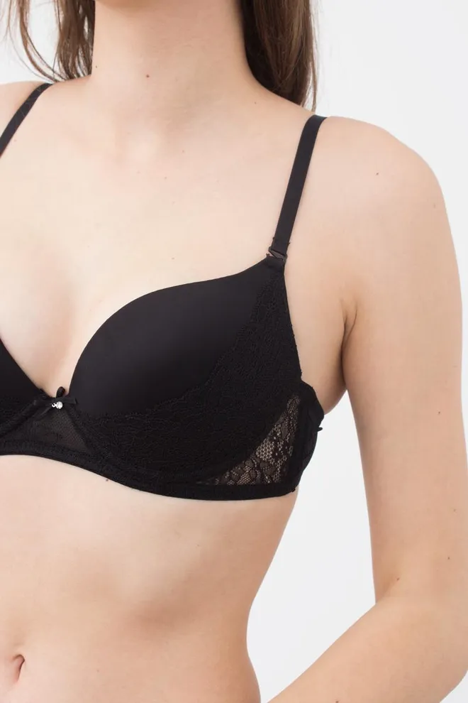 Бюстгальтер с формованной чашкой Laura 1123/21 n Giulia (black), черный