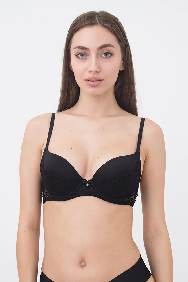 Бюстгальтер с пуш-апом Laura 1123/21 Giulia (black)
