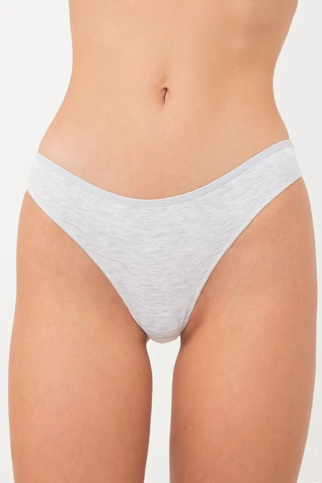 Женские трусы стринги Leila 2102/60 Giulia (grey)