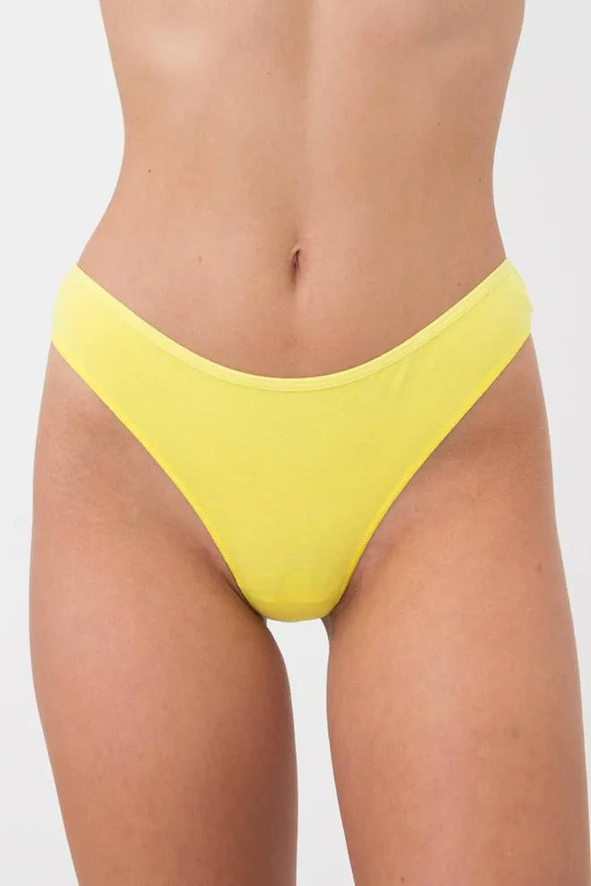 Женские трусы стринги Leila 2102/60 Giulia (yellow)