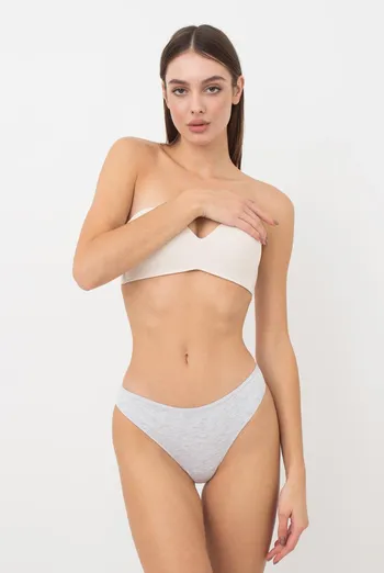 Женские трусы бразилиана Leila 2206/60 Giulia (grey)