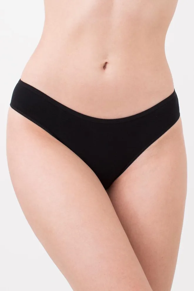 Женские трусы слип Leila 2301/60 Giulia (black), черный