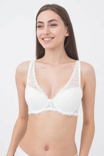 Бюстгальтер кружевной с формованной чашкой Letizia 1242/41 Giulia (whisper white) Бюстгальтер кружевной с формованной чашкой Letizia 1242/41 Giulia (whisper white)