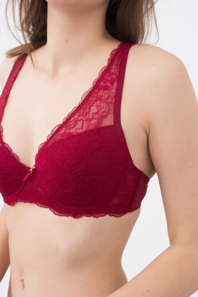 Бюстгальтер кружевной Letizia 1242/41 N Giulia (red)