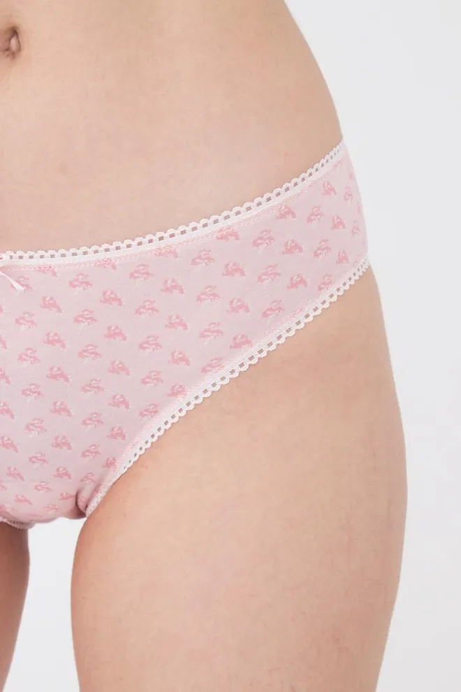 Женские трусы слипы Lily 2302/60 Giulia (pink flowers)