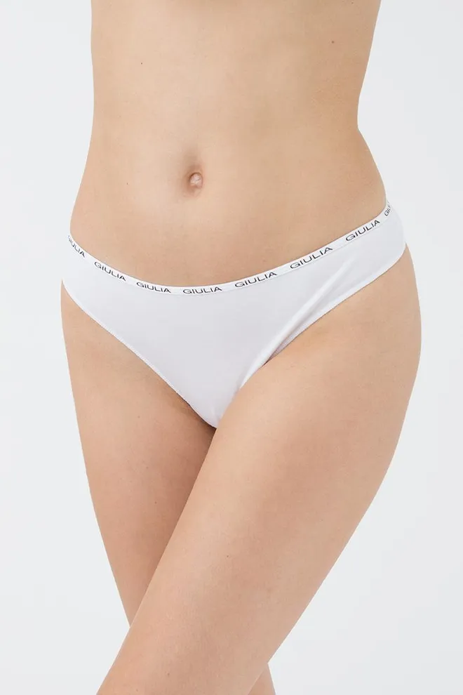Женские трусы стринги Logo 2102/60 Giulia (white)