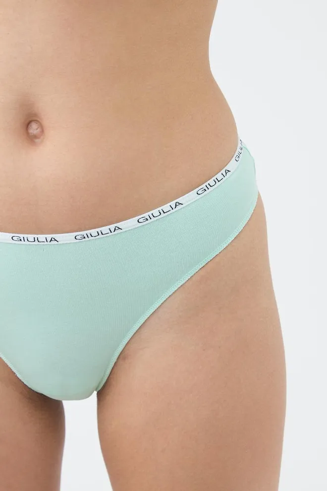 Женские трусы стринги Logo 2102/60 Giulia (mint)