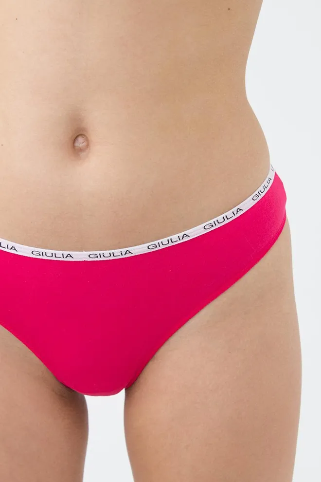 Женские трусы стринги Logo 2102/60 Giulia (pink)