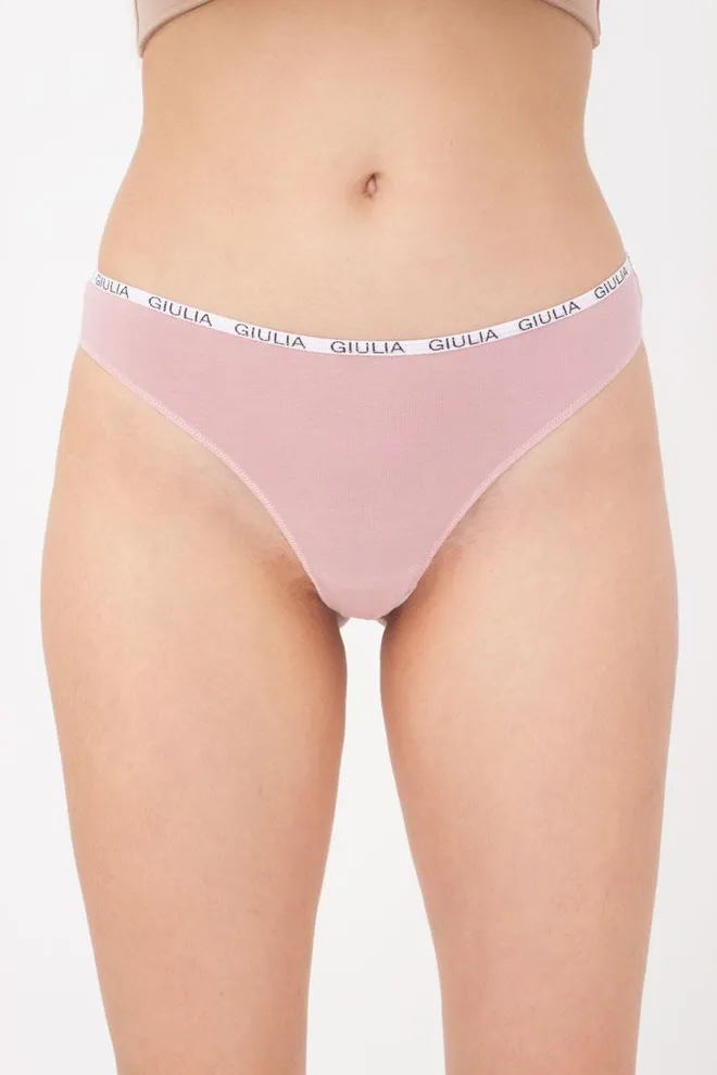 Женские трусы стринги Logo 2102/60 Giulia (rose)